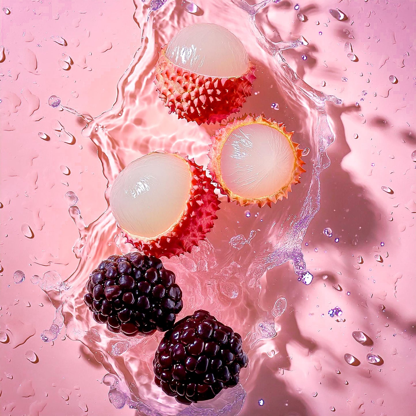 Duo Fruité Litchi-Mûre - Smoothie cheveux & Sorbet corps
