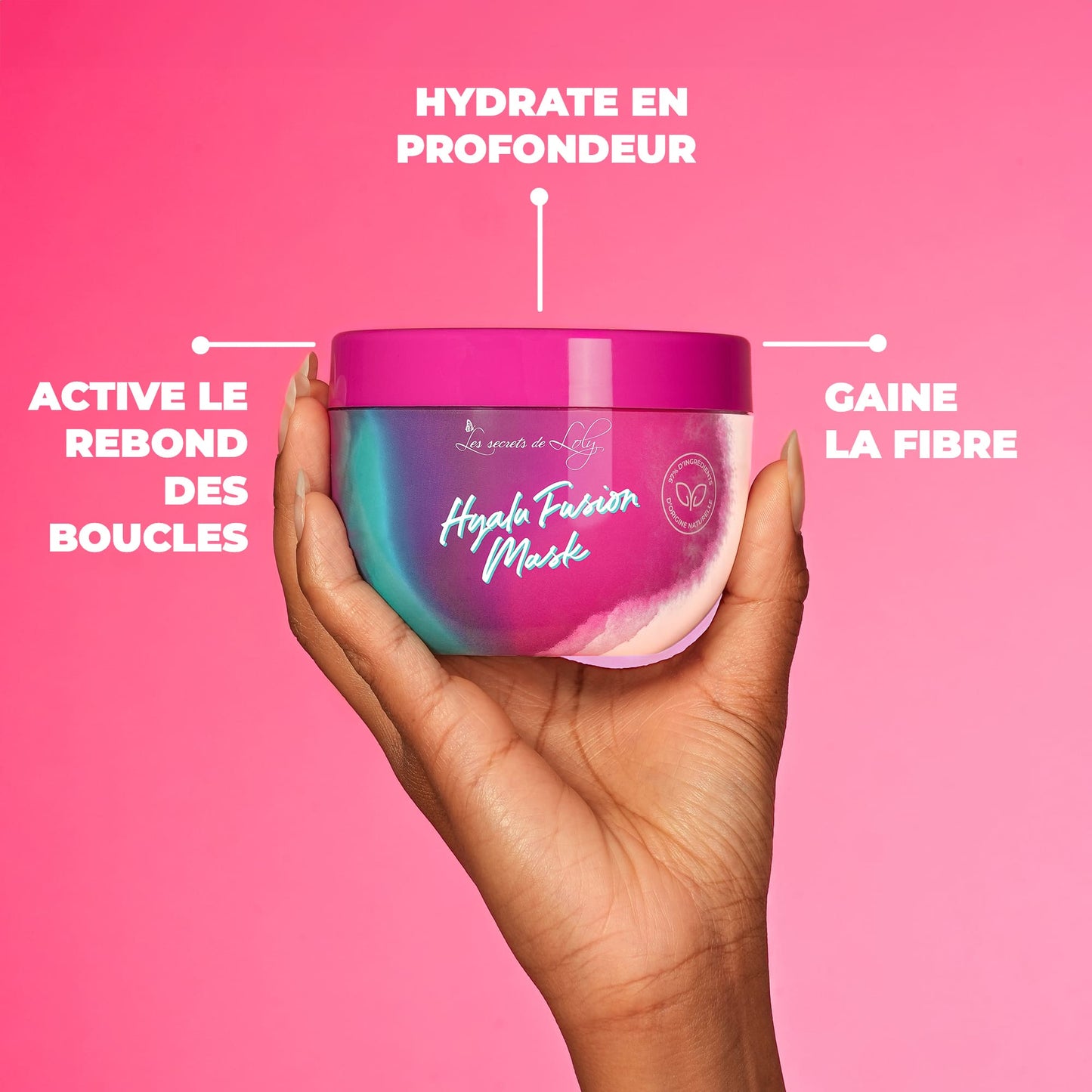 Hyalu Fusion Mask -  Masque activateur de boucles - 300ml