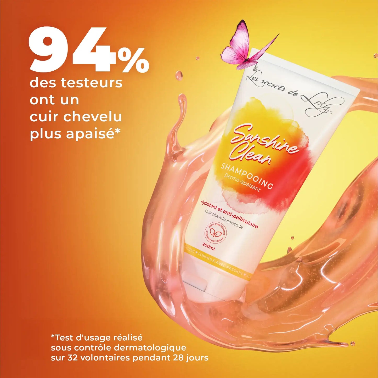 Sunshine Clean - Shampooing cuir chevelu sensible - 200ml
